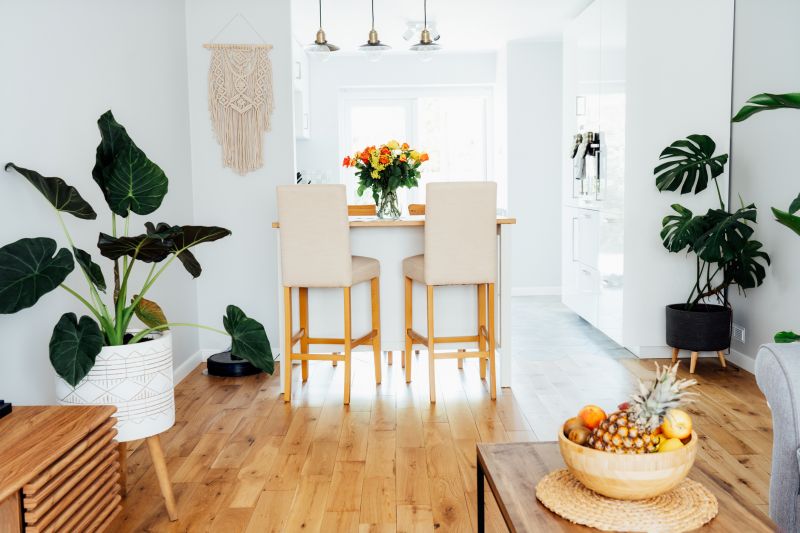 Refinished Bamboo Floor